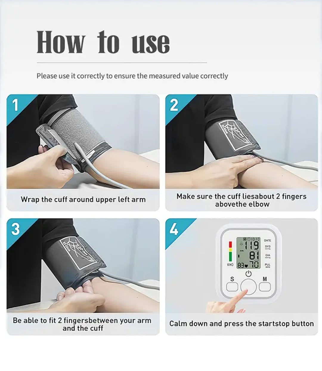 DIGITAL BLOOD PRESSURE MONITOR