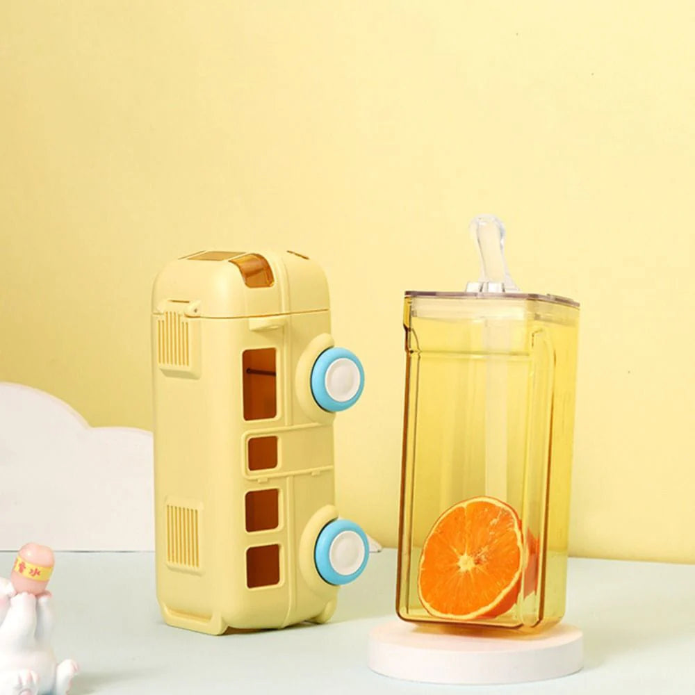 BUS SHAPE WATER BOTTLE FOR KIDS 500ML