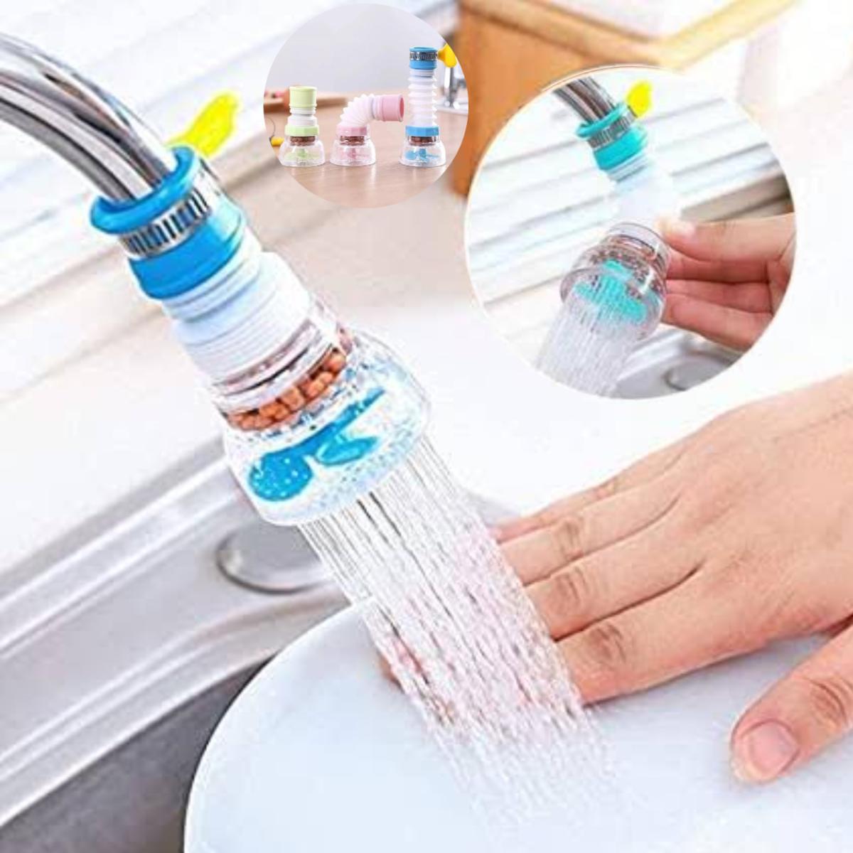 WATER-SAVING  FILTER SHOWER ROTATING SPRAY