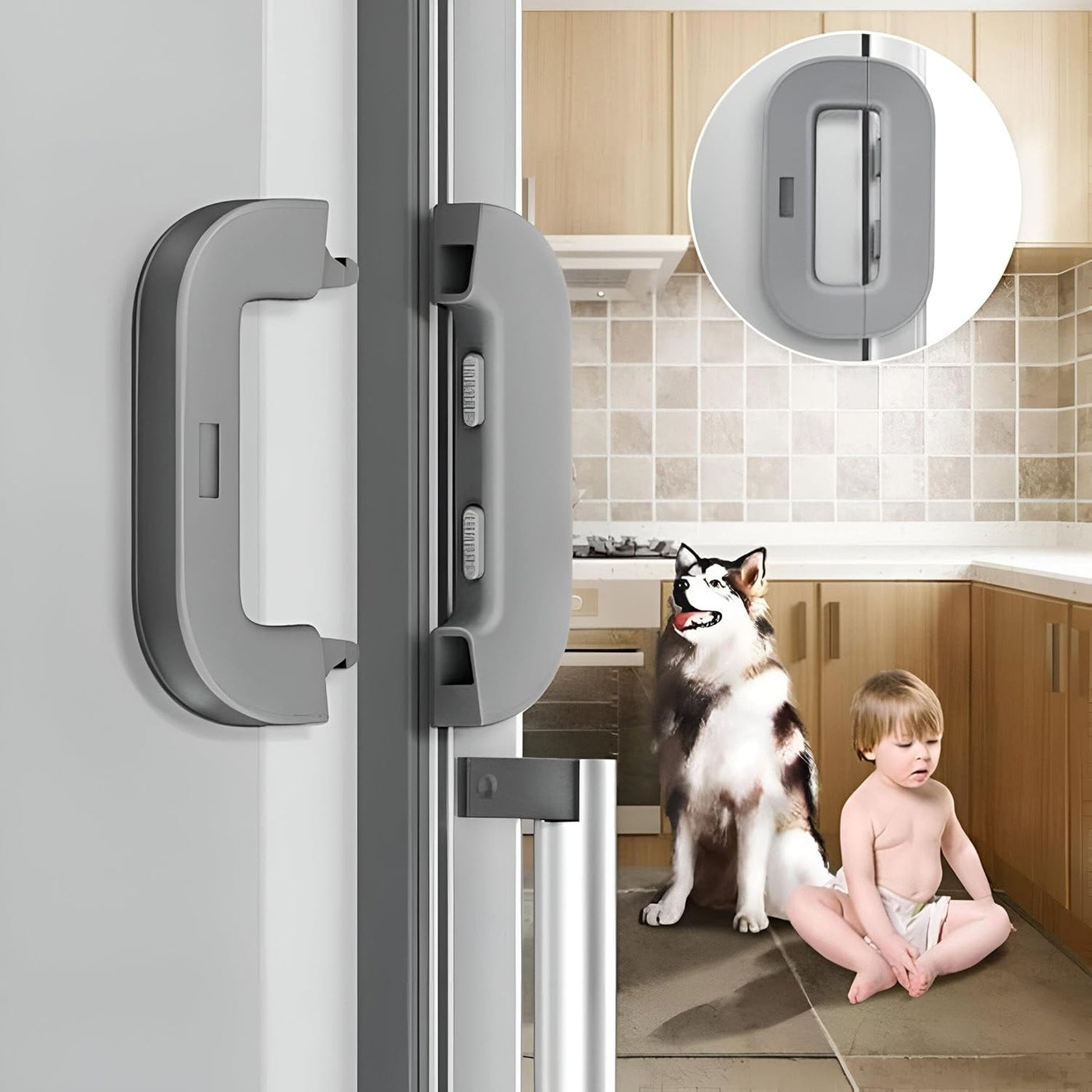 CHILD SAFETY REFRIGERATOR LOCK