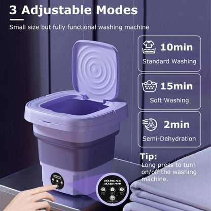 Portable Mini Folding Washing Machine